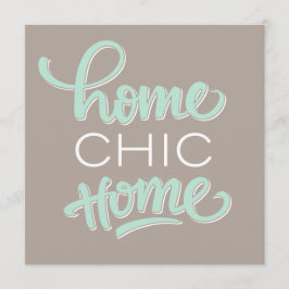 Spaß u. Chichousewarming-Party Einladung