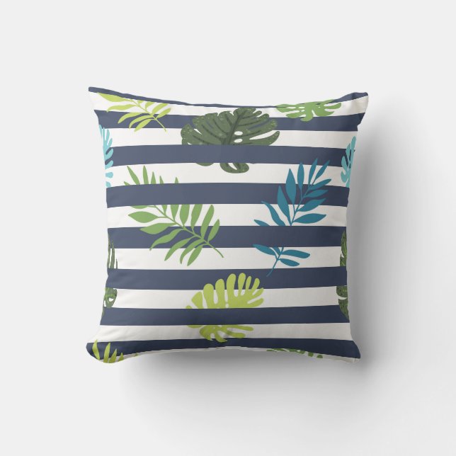 Spaß u. modernes grafisches Wurfs-mit Blumenkissen Kissen (Vorderseite)