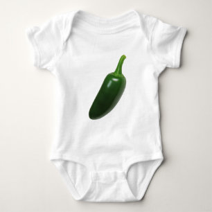 Spaß u. würziger Jalapeno-Pfeffer Baby Strampler