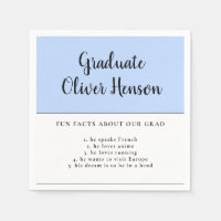 Spaß über Graduate Blue Simple Abschluss