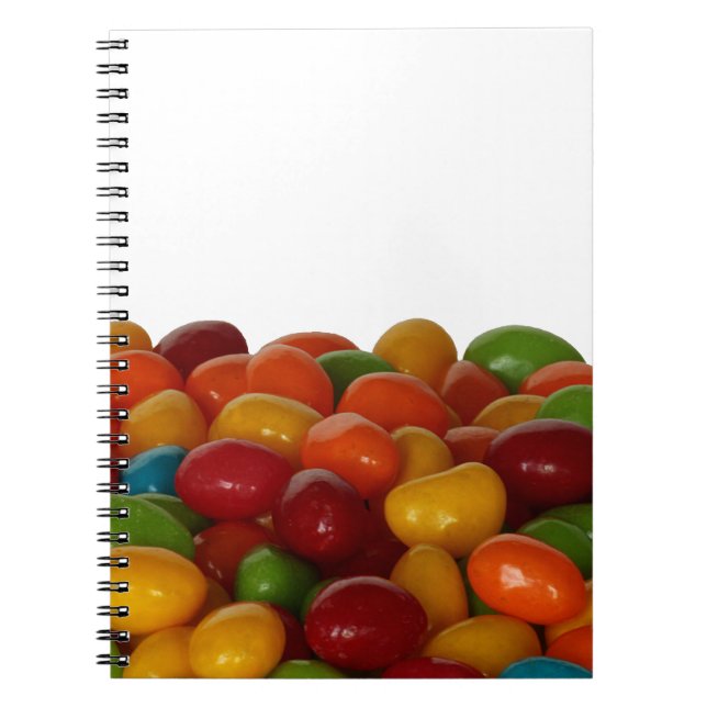 Spaß und bunte Geleebonbons Notizblock (Vorderseite)
