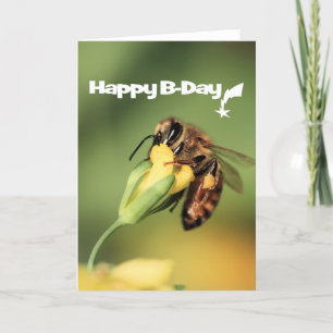 Spaß und Cooler Garten Honey Bee Happy Birthday Karte