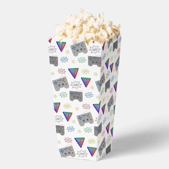 Spaß und Extravagant 3-System-Gamer-Popcorn Geschenkschachtel (Geplatzt)