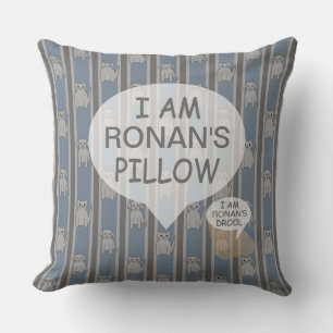 Spaß und Extravagant anpassbare Kitty & Puppy Stri Kissen