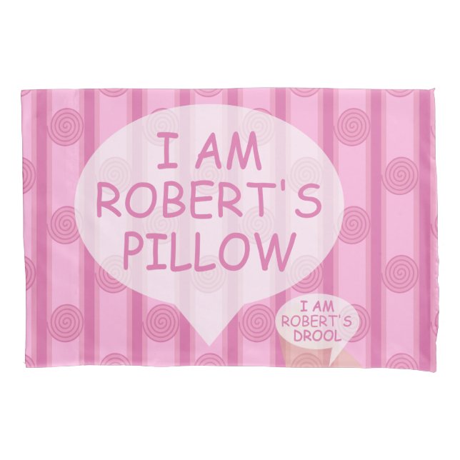 Spaß und Extravagant anpassbare Spirale gestreift Kissenbezug (Vorderseite)