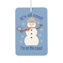 Spaß und Extravagant ist alles Cooler Schneemann D Autolufterfrischer