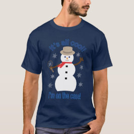 Spaß und Extravagant ist alles Cooler Schneemann D T-Shirt