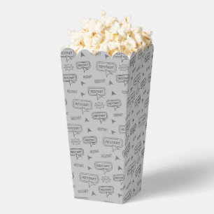 Spaß und Extravagant Neustarten Popcorn Geschenkschachtel