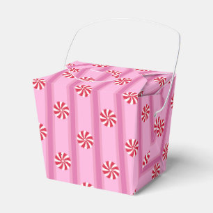 Spaß und Extravagant Pink Weihnachten Pfefferminzb Geschenkschachtel