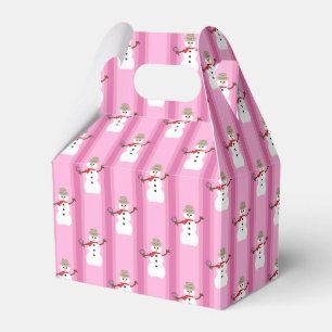 Spaß und Extravagant rosa Schneemann Detektiv Geschenkschachtel