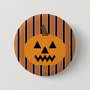 Spaß und Extravagante Halloween-Kürbis Button