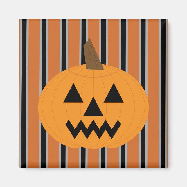 Spaß und Extravagante Halloween-Kürbis Magnet (Vorne)