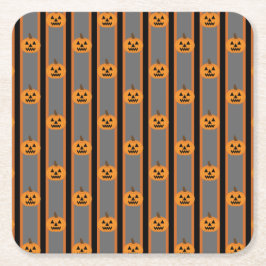 Spaß und Extravagante Halloween-Kürbis Rechteckiger Pappuntersetzer