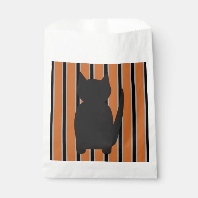 Spaß und Extravagante Halloween Schwarze Silhouett Geschenktütchen (Vorderseite)