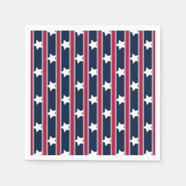 Spaß und Extravagante Patriotische US Flagge Serviette