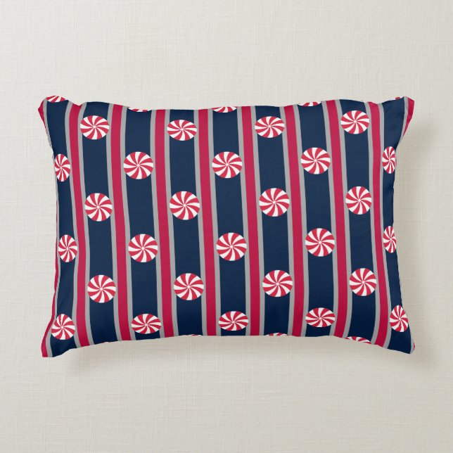 Spaß und Extravagante Pfefferminzbonbons Dekokissen (Vorderseite)