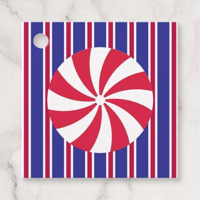 Spaß und Extravagante Pfefferminzbonbons Geschenkanhänger (Vorderseite)