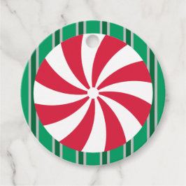 Spaß und Extravagante Weihnachten Pfefferminzbonbo Geschenkanhänger