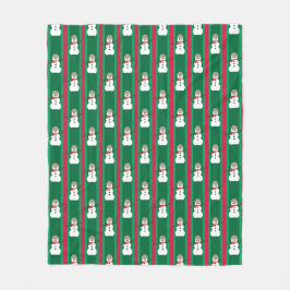 Spaß und Extravagante Weihnachten Snowman Detectiv Fleecedecke