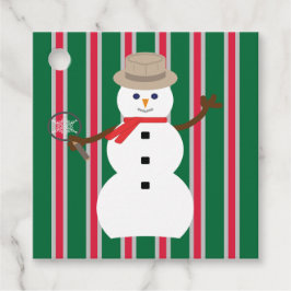 Spaß und Extravagante Weihnachten Snowman Detectiv Geschenkanhänger