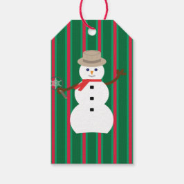 Spaß und Extravagante Weihnachten Snowman Detectiv Geschenkanhänger