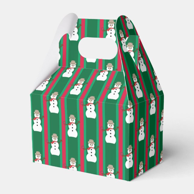 Spaß und Extravagante Weihnachten Snowman Detectiv Geschenkschachtel (Vorderseite)