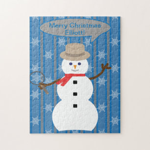 Spaß und Extravagante Weihnachten Snowman Detectiv Puzzle