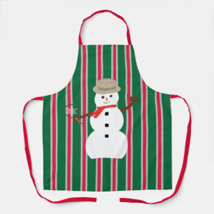 Spaß und Extravagante Weihnachten Snowman Detectiv Schürze
