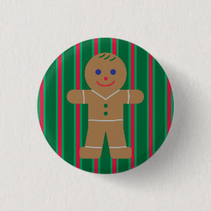 Spaß und Extravagante Weihnachtsmann Button