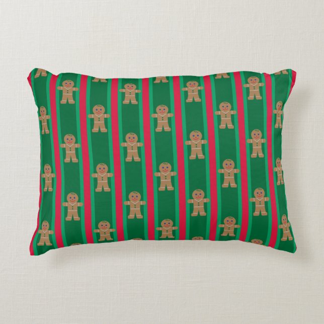 Spaß und Extravagante Weihnachtsmann Dekokissen (Vorderseite)