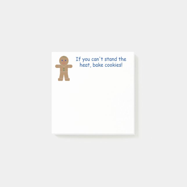 Spaß und Extravagante Weihnachtsmann Post-it Klebezettel (Vorderseite)