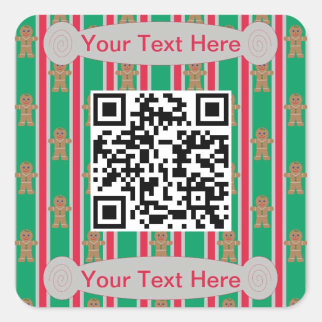 Spaß und Extravagante Weihnachtsmann Quadratischer Aufkleber (Vorderseite)