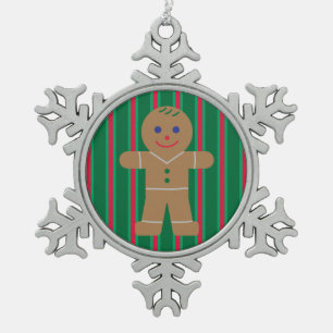 Spaß und Extravagante Weihnachtsmann Schneeflocken Zinn-Ornament