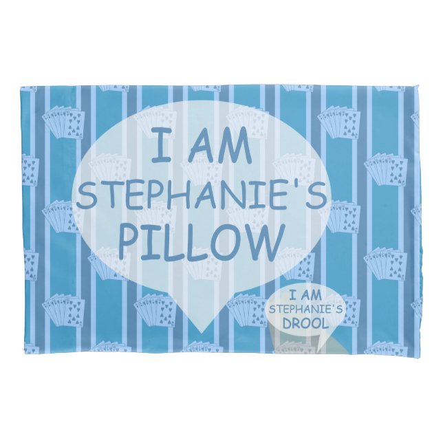 Spaß und Extravaganter individualisierbarer Royal  Kissenbezug (Vorderseite)