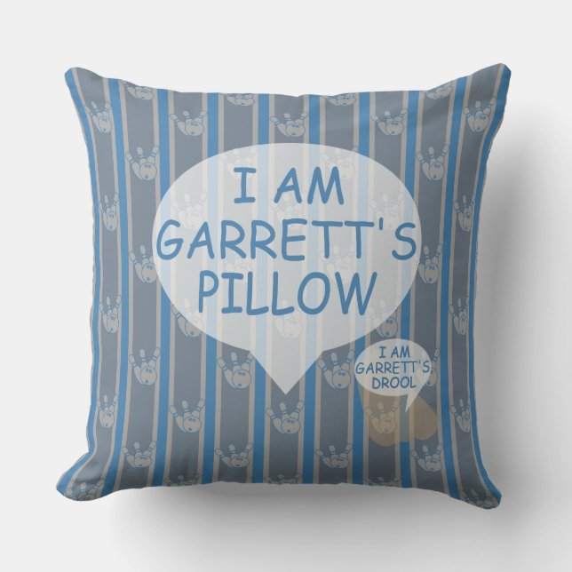 Spaß und Extravaganter individuell anpassbarer Bow Kissen (Vorderseite)