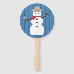 Spaß und Extravaganter Schneemann Detektiv Fächer
