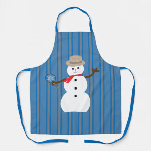 Spaß und Extravaganter Schneemann Detektiv Schürze