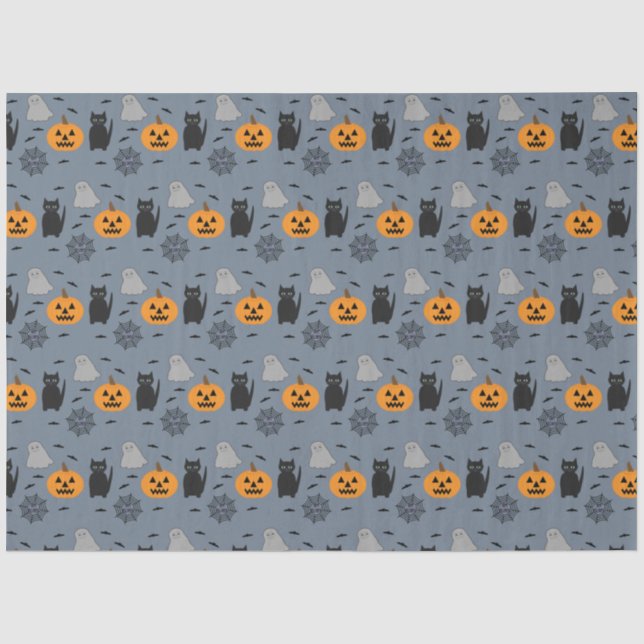Spaß und Extravagantes Halloween Seidenpapier (Vorderseite)