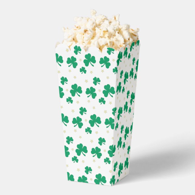 Spaß und Extravagantes Kleeblatt Popcorn Geschenkschachtel (Geplatzt)