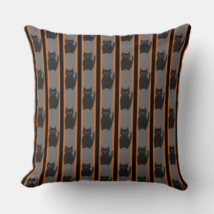 Spaß und fancy Halloween-Schwarze Katzen Kissen