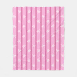 Spaß und Fancy Pink-Schneeflocke Fleecedecke