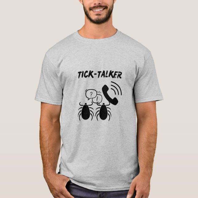 Spaß und Fang "TICK-TALKER" T-Shirt (Vorderseite)