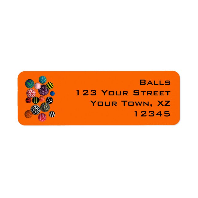 Spaß und farbenfrohe Balls (Vorne)