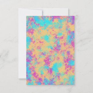 Spaß und farbenfrohe Party Einladung Card