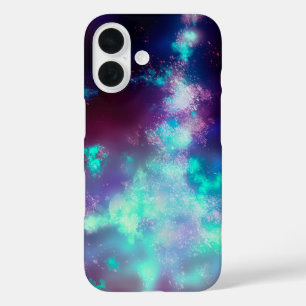 Spaß und farbenfrohe Universum iPhone 16 Clip Case