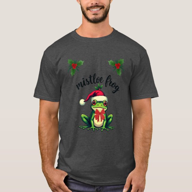 Spaß und festliches Weihnachtsdesign T-Shirt (Vorderseite)
