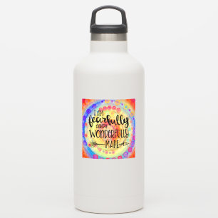 Spaß und Glück furchtbar und wunderbar gemacht Aufkleber