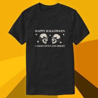 Spaß und Grusel Halloween-Totenköpfe T-Shirt