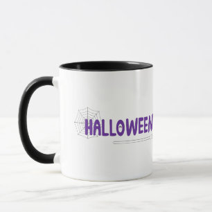 Spaß und heiteres Halloween-Briefe mit dem Zimmer Tasse