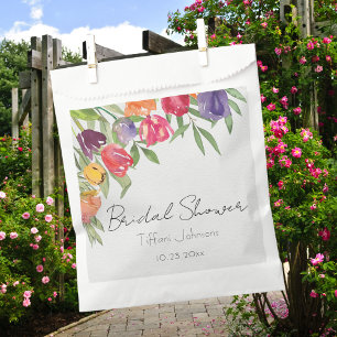 Spaß und Helle Tulips und Grünes Brautparty Geschenktütchen